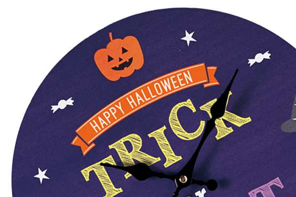 掛け時計 33cm Trick Or Treat Event Series モチーフクロック アナログ 時計 壁掛け時計 インテリア 雑貨 トリックオアトリート ハロの通販はau Wowma お弁当グッズのカラフルbox