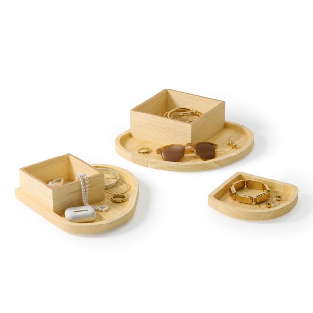 umbra アクセサリーケース カーブ アクセサリー トレイ （ アンブラ 小物入れ 収納 アクセサリートレー 小物収納 木製 ボックス おしゃれ ディスプレイ インテリア ネックレス 指輪 ピアス イヤリング 鍵 雑貨 ）_10