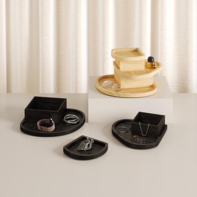 umbra アクセサリーケース カーブ アクセサリー トレイ （ アンブラ 小物入れ 収納 アクセサリートレー 小物収納 木製 ボックス おしゃれ ディスプレイ インテリア ネックレス 指輪 ピアス イヤリング 鍵 雑貨 ）_7