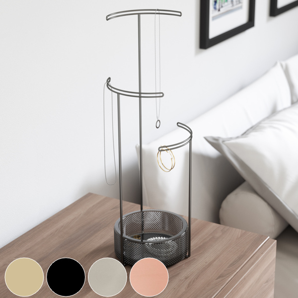 ジュエリースタンド テソラ アクセサリースタンド umbra アンブラ （ アクセサリー ディスプレイ スタンド キースタンド トレイ 小物置き 飾る デスク ドレッサー オブジェ 置物 インテリア おしゃれ ）の通販は 5,590円