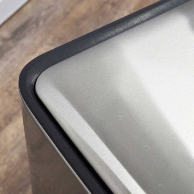 ゴミ箱 56L 28Lx2 bcl ステンレス 分別 （ ごみ箱 56l 28リットル 28l ダストボックス ペダル フタ付き ワイド シンプル キッチン リビング おしゃれ 安全 お手入れ簡単 ゴミ箱 ふた付き ゴミ箱 おしゃれ）_5