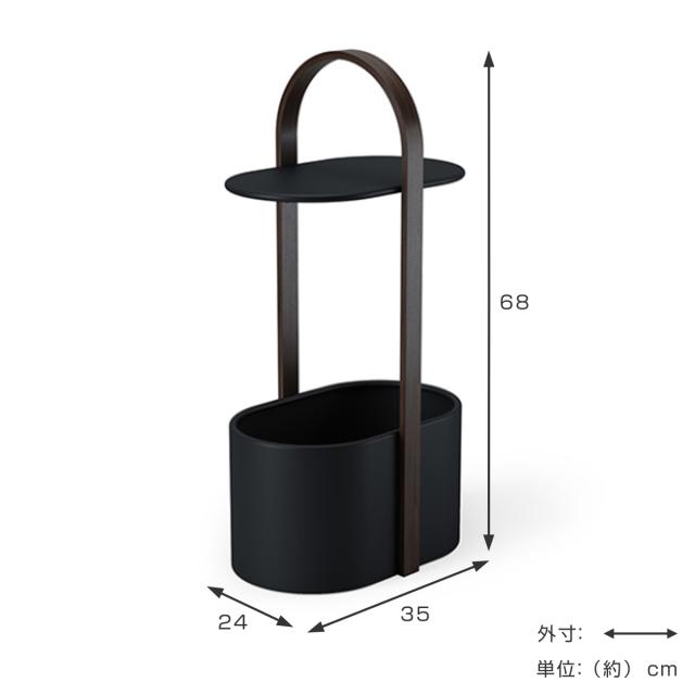 Umbra ハブ ストレージテーブル スチール （ アンブラ マガジンラック サイドテーブル 収納ラック ラック 机 収納ボックス おしゃれ スリム コンパクト 便利 配線 コード ケーブル すっきり 整理 充電 持ち運び 移動 ）_3