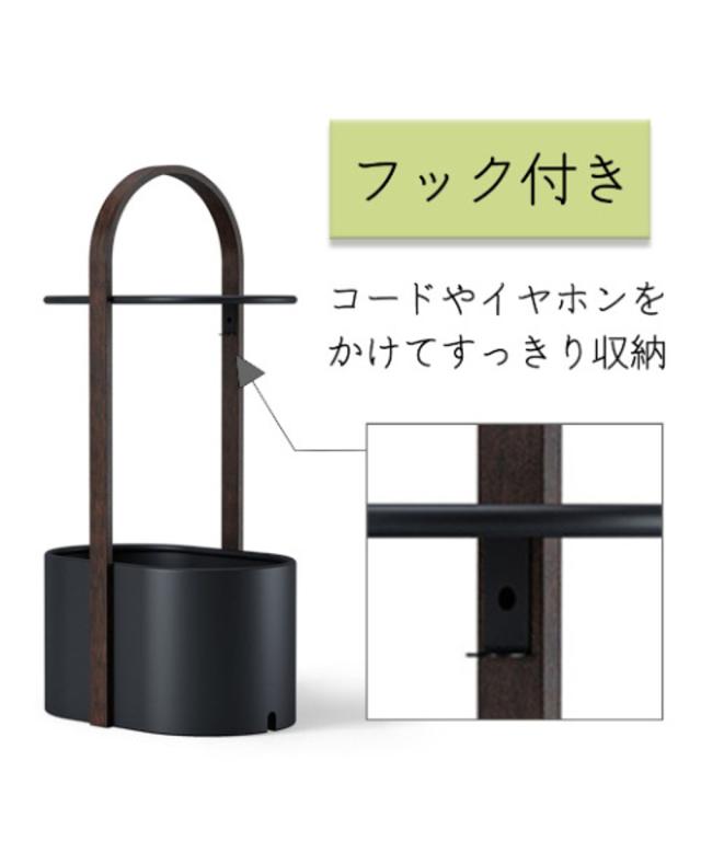 Umbra ハブ ストレージテーブル スチール （ アンブラ マガジンラック サイドテーブル 収納ラック ラック 机 収納ボックス おしゃれ スリム コンパクト 便利 配線 コード ケーブル すっきり 整理 充電 持ち運び 移動 ）_9