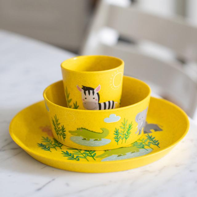 子ども用食器 セット KOZIOL CONNECT プラスチック （ 食洗機対応