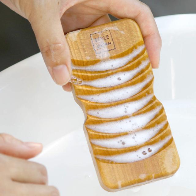 洗濯板 STYLE JAPAN 小さな小さな洗濯板 （ ミニ洗濯板 手洗い 予洗い 洗たく 洗濯 ランドリーグッズ ミニ 洗濯用品 ナチュラル サクラ 日本製 ）