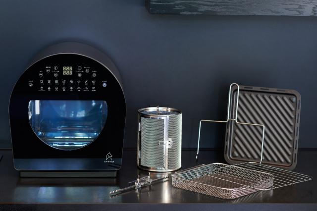 ノンフライオーブン 14L Epeios Chef EPEIOS 1年保証付き （ エペイオス オーブン トースター ノンフライヤー 3段 大容量 ヘルシー ノンオイル スチーム機能 発酵 レンジ 自動洗浄 スマホ操作 コンパクト レシピ付き ）_10