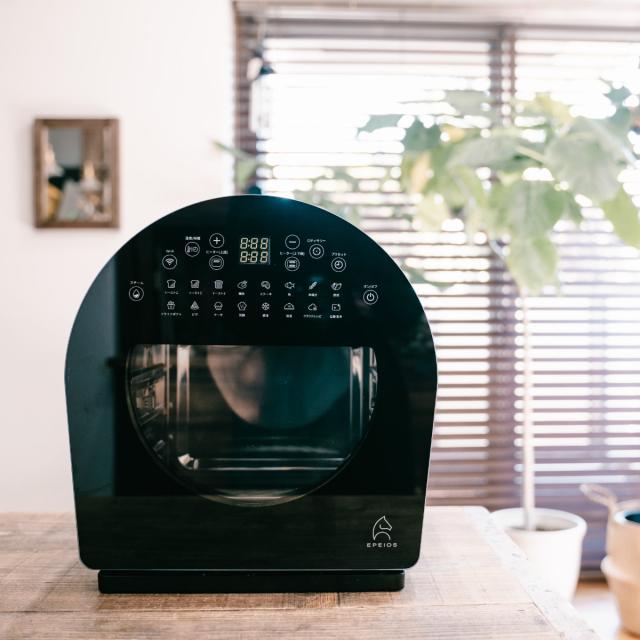 ノンフライオーブン 14L Epeios Chef EPEIOS 1年保証付き （ エペイオス オーブン トースター ノンフライヤー 3段 大容量 ヘルシー ノンオイル スチーム機能 発酵 レンジ 自動洗浄 スマホ操作 コンパクト レシピ付き ）_16