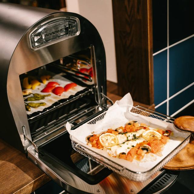 【新品未使用】EPEIOS ノンフライヤー 14L 大容量 新品・未使用】ノンフライオーブン 回転式14L 大容量 3段家庭用 油なし