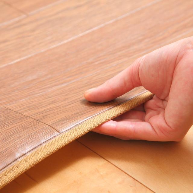 ラグ オーダーメイド 巾182×奥行355〜360cm 滑り止め 吸着シート付き ダイニングラグ オーク （ オーダー サイズオーダー オーダーラグ 撥水 カーペット 絨毯 ダイニング フロアマット 抗菌 防カビ 防水 防炎 日本製 ）_7