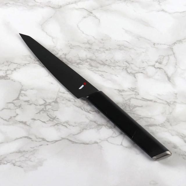 ペティナイフ 13cm NiNJA cool kitchen ware 日本製 （ 13センチ 刃渡り 黒 ブラック 果物ナイフ モリブデンバナジウム鋼 チタンコーティング ニンジャ ほうちょう ナイフ 関 果物包丁 フルーツナイフ キッチンナイフ ）の通販は 8,800円