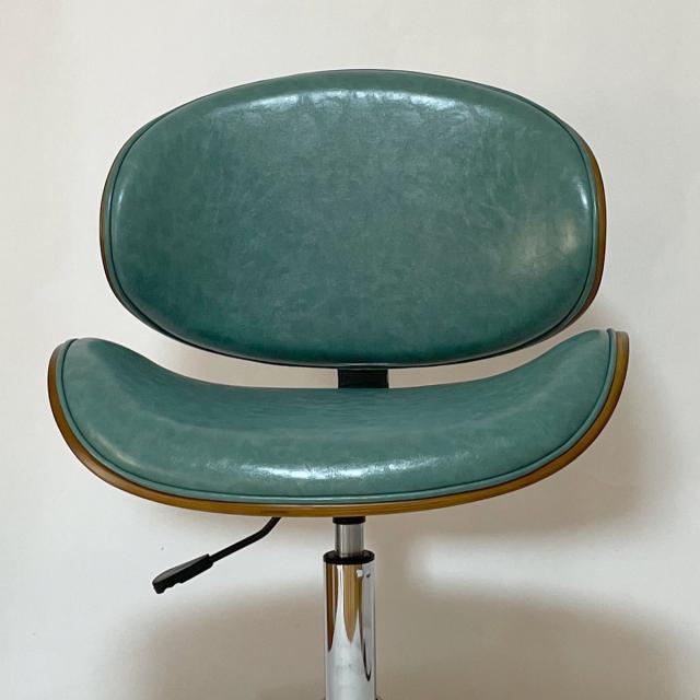 オフィスチェア 昇降式 座面高43〜54.5cm 合皮タイプ デスクチェア KNOX （ 椅子 イス いす チェア キャスター付き 高さ調節 曲木 木目 レザー調 おしゃれ 高級感 ）_11