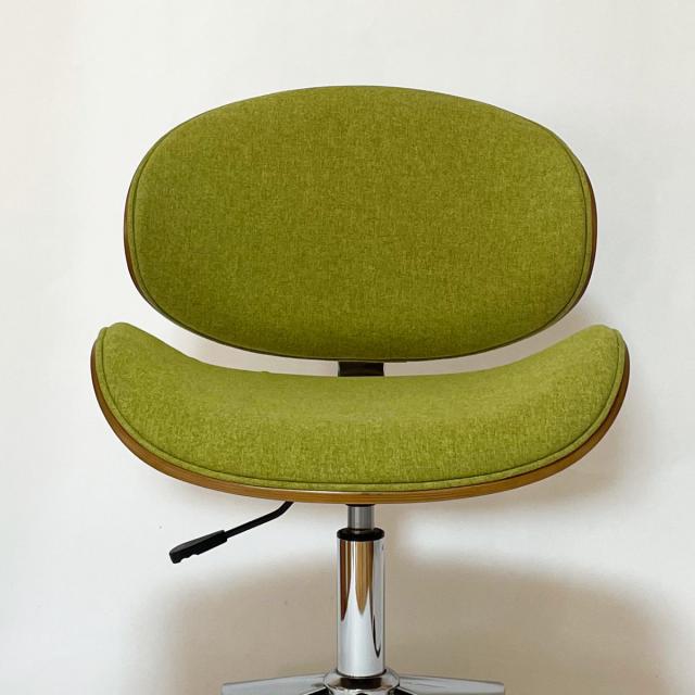 オフィスチェア 昇降式 座面高43〜54.5cm ファブリックタイプ デスクチェア KNOX （ 椅子 イス いす チェア キャスター付き 高さ調節 曲木 木目 ファブリック おしゃれ シンプル 北欧 カラフル ）
