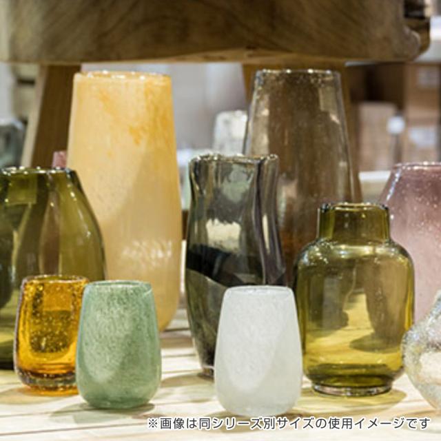 フラワーベース 透明ガラスのボトル 花瓶 DGボトルベース 直径15 高さ