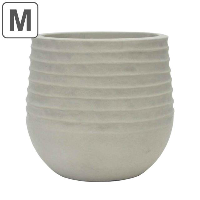 植木鉢 FRライトポットグレー 直径40×高さ37cm （ プランター プラントポット 植物用ポット 花器 鉢カバー ポット 繊維 丸 植木鉢カバー プラスチック 植物 花 観葉植物 園芸 直植え インテリア 軽量 ）の通販は 10,210円