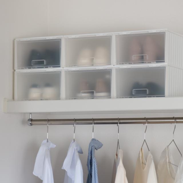 靴箱 シューズボックス i-Zucc 4個セット （ 靴 収納 ボックス