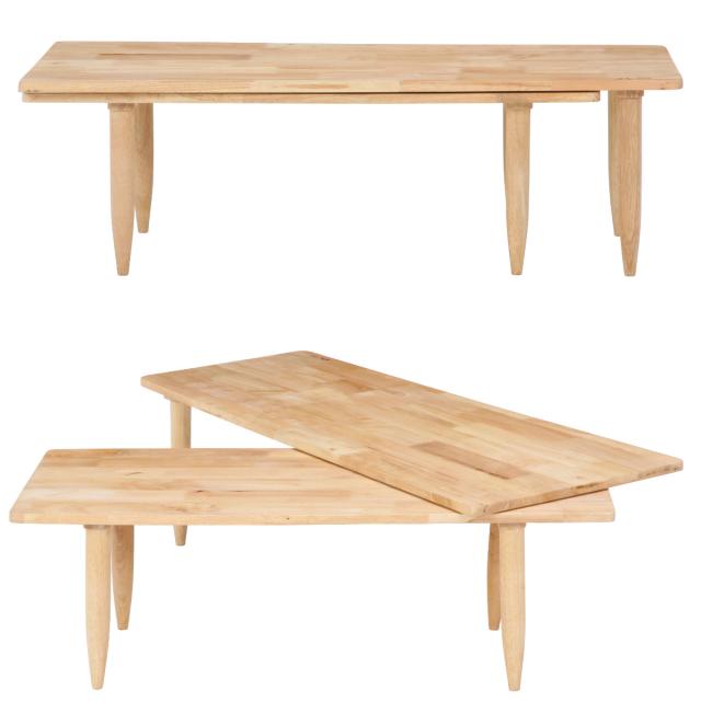 センターテーブル 幅約120〜200cm 木製 ツイン ローテーブル ( 天然木 伸長 伸縮 変形 天板 2枚 回転 コーナー L字 リビングテーブル ナチュラル 北欧 モダン シンプル )の通販は センターテーブル 幅約120〜200cm 木製 ツイン ローテーブル ( 天然木 伸長 伸縮 変形 天板 2枚 回転 コーナー L字 リビングテーブル ナチュラル 北欧 モダン シンプル )の通販は