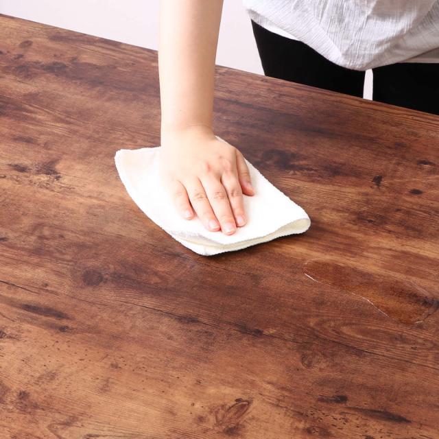 ダイニングテーブル 幅120cm テーブル スチール脚 ヴィンテージ調 収納付 （ 4人掛け 長方形 木目調 異素材 シック インダス