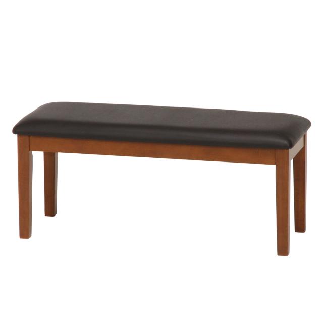 ダイニングベンチ 幅100cm PVC （ ベンチ チェア 長椅子 2人掛け 木製 天然木 レザー調 座面 お手入れ簡単 北欧 シンプル ）_13