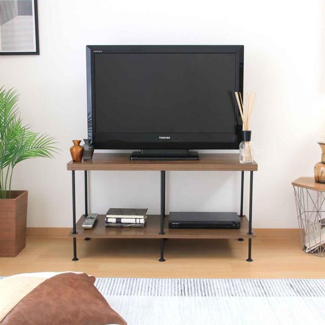EZBO テレビ台 幅90cm 32型対応 工具不要 （ TV台 収納 ラック 棚