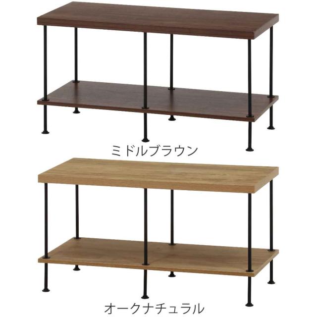 EZBO テレビ台 幅90cm 32型対応 工具不要 （ TV台 収納 ラック 棚 ディスプレイ 木目調 背面化粧 イジボ 組立簡単 テレビボード リビング 間仕切り お掃除ロボット対応 ）_3
