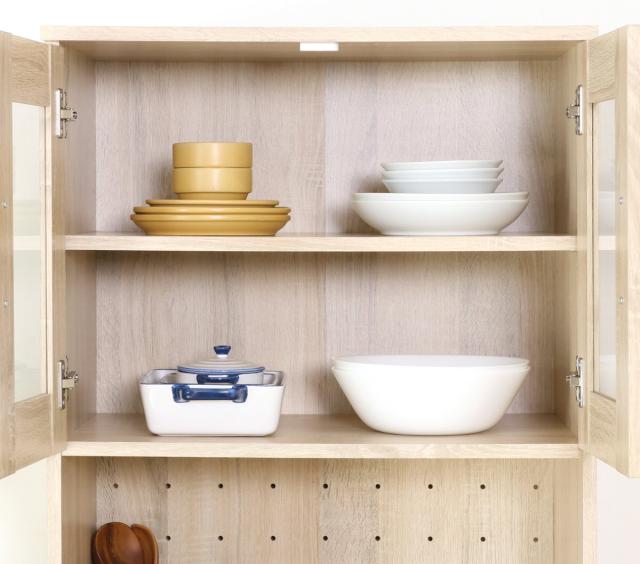 食器棚 コンセント2個口2つ