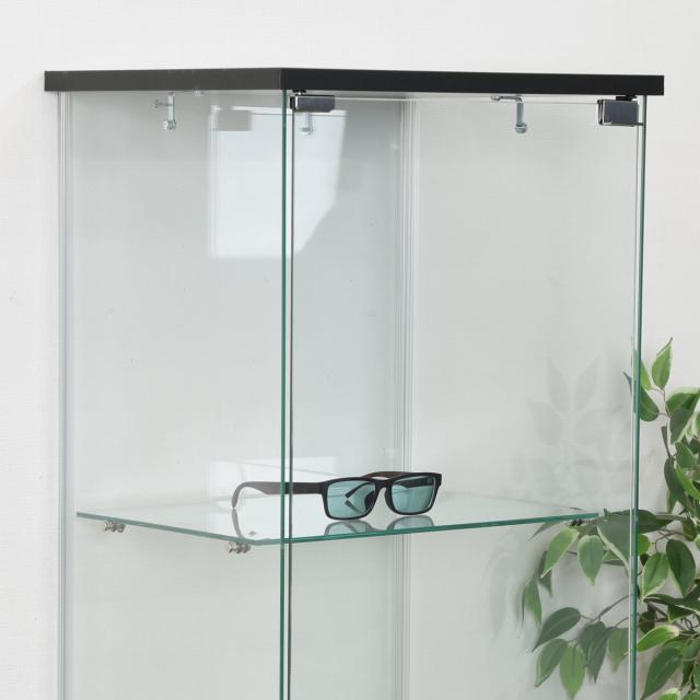 コレクションケース 4段 幅42.5cm 4面ガラス ショーケース