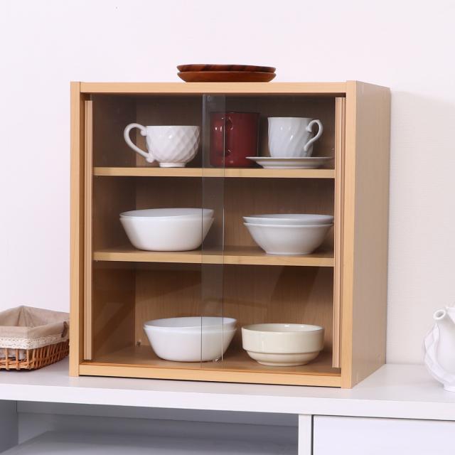 食器棚　キッチンキャビネット　カップボード k-637-mm_1.jpg