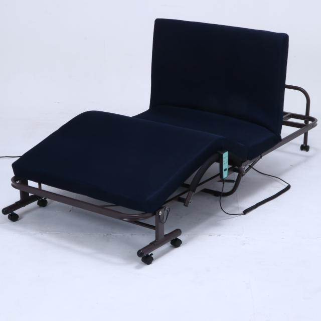 電動ベッド シングル 折りたたみ ベッド マットレス 電動 リクライニング （ リクライニングベッド 折りたたみベッド ベット 折り畳み シングルベッド 背 脚 折り畳みベッド 電動リクライニングベッド キャスター付き ）_8