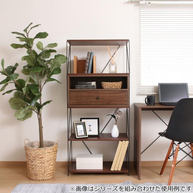インナーボックス EZBO コネクトボックス 引き出し １段 （ 幅60×奥行32×高さ31cm 収納棚 収納ボックス オープンラック ラック 収納 ボックス BOX 棚 小物 簡単組立 連結可能 おしゃれ シンプル 書類 横長 リビング収納 ） その他ケース・ボックス・小物
