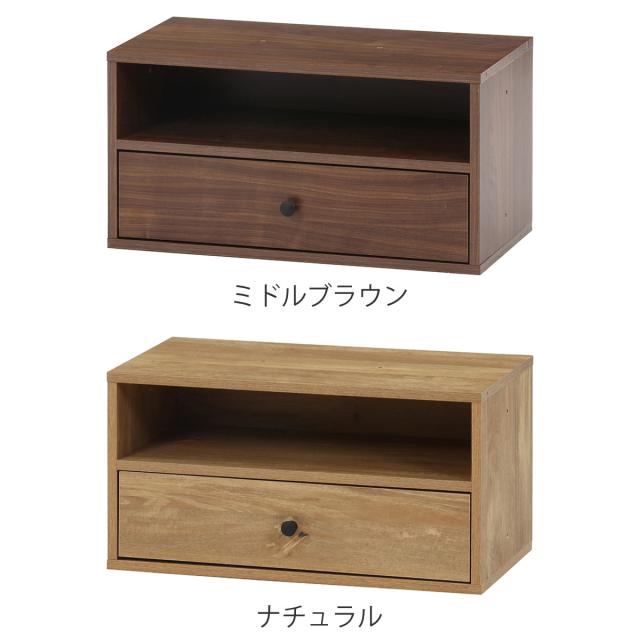 インナーボックス EZBO コネクトボックス 引き出し １段 （ 幅60×奥行32×高さ31cm 収納棚 収納ボックス オープンラック ラック 収納 ボックス BOX 棚 小物 簡単組立 連結可能 おしゃれ シンプル 書類 横長 リビング収納 ） その他ケース・ボックス・小物