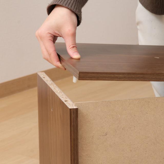 インナーボックス EZBO コネクトボックス 引き出し １段 （ 幅60×奥行32×高さ31cm 収納棚 収納ボックス オープンラック ラック 収納 ボックス BOX 棚 小物 簡単組立 連結可能 おしゃれ シンプル 書類 横長 リビング収納 ） その他ケース・ボックス・小物