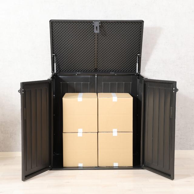 大型収納庫 屋外用 ガーデンストッカー 物置 ベランダストッカー 収納ボックス ぼん家具 屋外収納庫 大型 収納ボックス 屋外 ベランダ収納 ベランダ