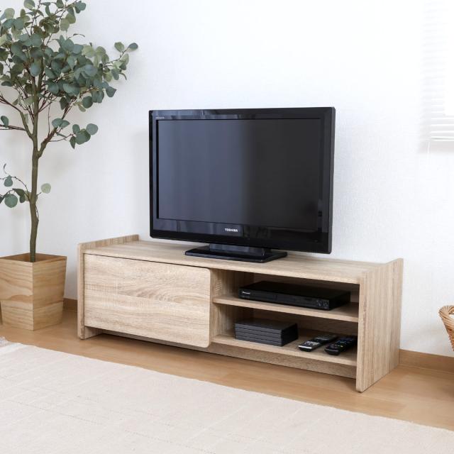 AV機器収納テレビ台 ナチュラル木目調 テレビ台 幅120cm 木目調 ソフトクローズ 40型対応 （ TV台 テレビ