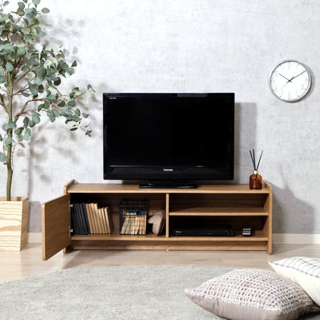 テレビ台 幅120cm 木目調 ソフトクローズ 40型対応 （ TV台 テレビ