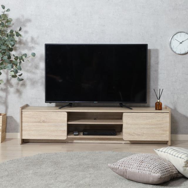 テレビ台 幅159cm 木目調 ソフトクローズ 55型対応 ( TV台 テレビ テレビ台 幅159cm 木目調 ソフトクローズ 55型対応 ( TV台 テレビ