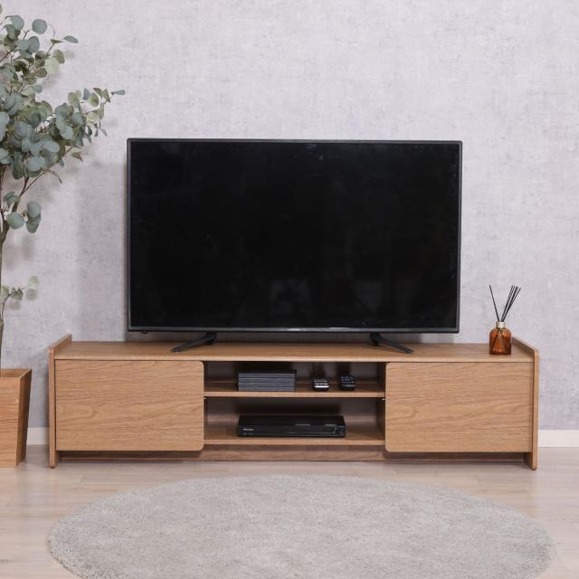 テレビ台 幅159cm 木目調 ソフトクローズ 55型対応 （ TV台 テレビ