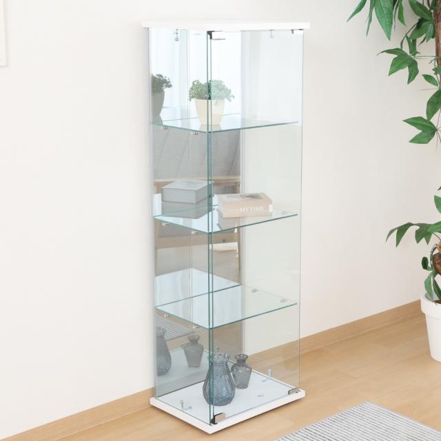 ガラスコレクションケース 幅39cm 4段 ショーケース （ コレクション 