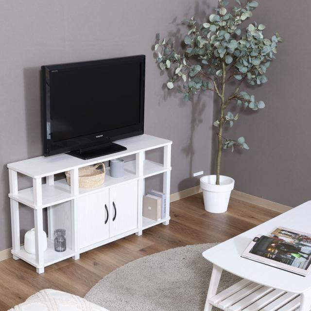 テレビ台 幅110cm 扉付き 簡単組立 FIT （ TV台 テレビボード AVラック