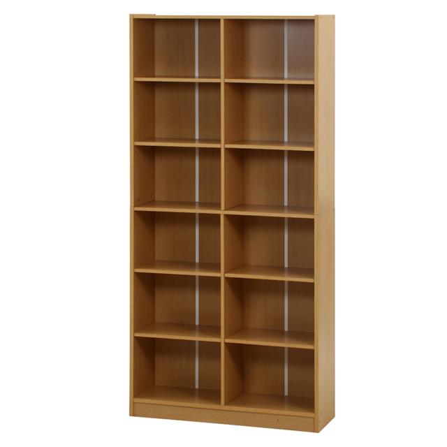 本棚 幅88.1cm 木目調 可動棚 収納 棚 シェルフ （ ラック 奥行スリム 薄型 コミック収納 家具 A4対応 飾り棚 シンプル ナチュラル ホワイト ブラウン アッシュグレー ホワイトウォッシュ ）_15
