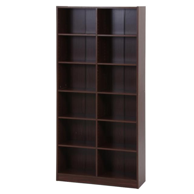 本棚 幅88.1cm 木目調 可動棚 収納 棚 シェルフ （ ラック 奥行スリム 薄型 コミック収納 家具 A4対応 飾り棚 シンプル ナチュラル ホワイト ブラウン アッシュグレー ホワイトウォッシュ ）_17