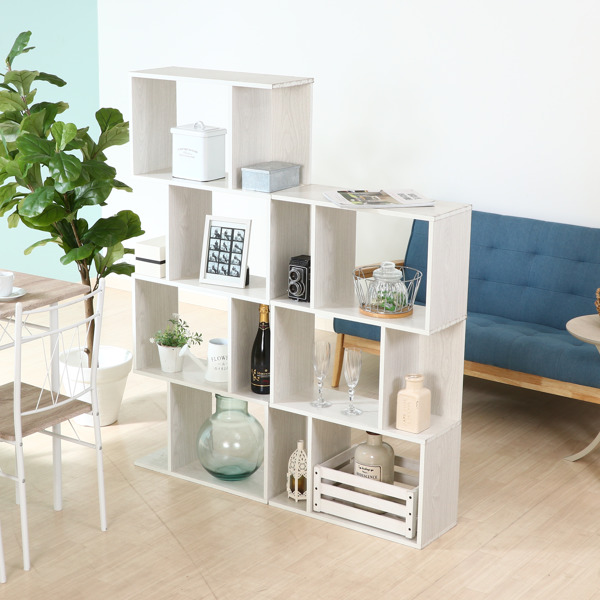 ディスプレイラック 3段 S型 ブックシェルフ 幅59cm （ 収納 オープン