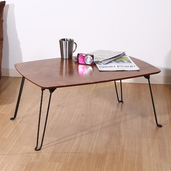 ローテーブル 完成品 折れ脚 折りたたみ脚 75×50cm センターテーブル 折れ脚テーブル 75×50cm ビンテージ古木調 折りたたみ センター