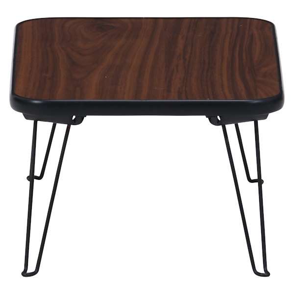 折れ脚テーブル 幅45cm ちゃぶ台 折れ脚 収納 木目調 ブラウン