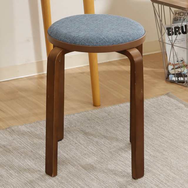 木製スツール 高さ47cm 丸椅子 stool - スツール