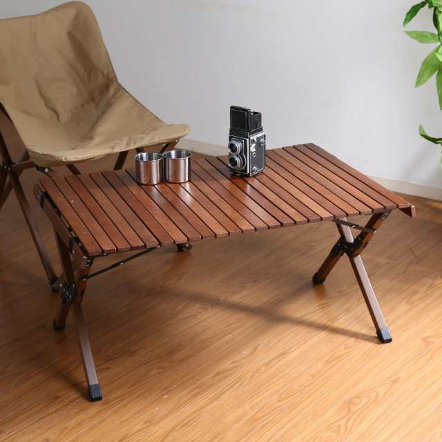 フォールディングテーブル ウッドトップ ハンス （ アウトドアテーブル 木製 幅90×奥行60×高さ44cm ウッドテーブル アウトドア テーブ｜au  PAY マーケット