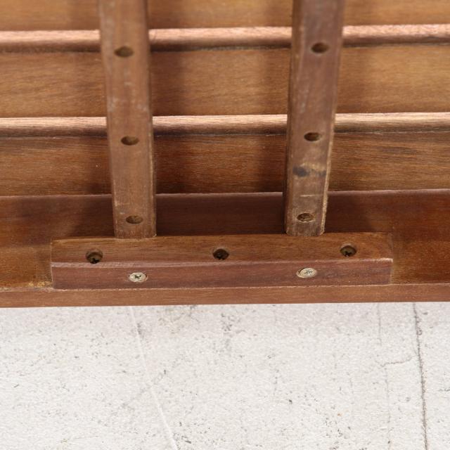 ガーデンベンチ 木製ベンチ 幅128cm （ ベンチ 木製 屋外 ウッドチェア 庭 バルコニー アカシア 天然木 背もたれ ひじ掛け ガーデンファーニチャー 椅子 長椅子 ガーデン おしゃれ ）_9