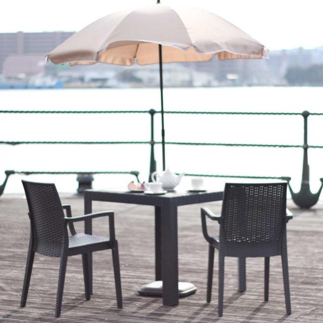 ガーデンテーブル ステラ テーブル 幅80×奥行き80cm （ ガーデン 庭