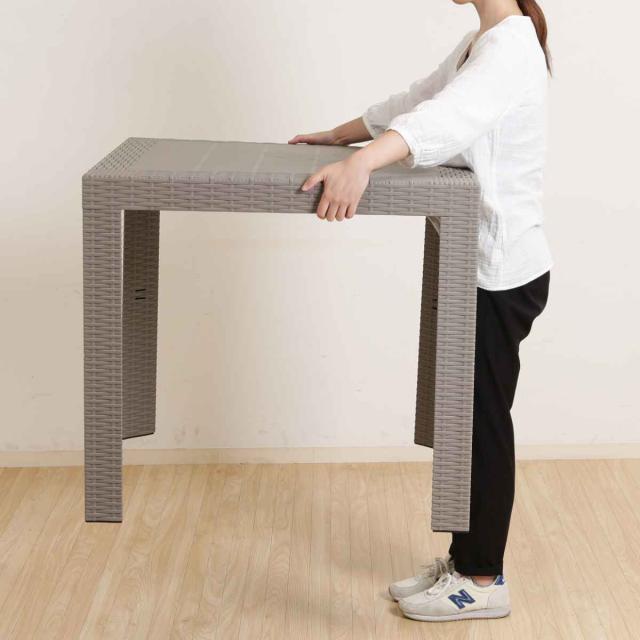 ガーデンテーブル ステラ テーブル 幅80×奥行き80cm （ ガーデン 庭