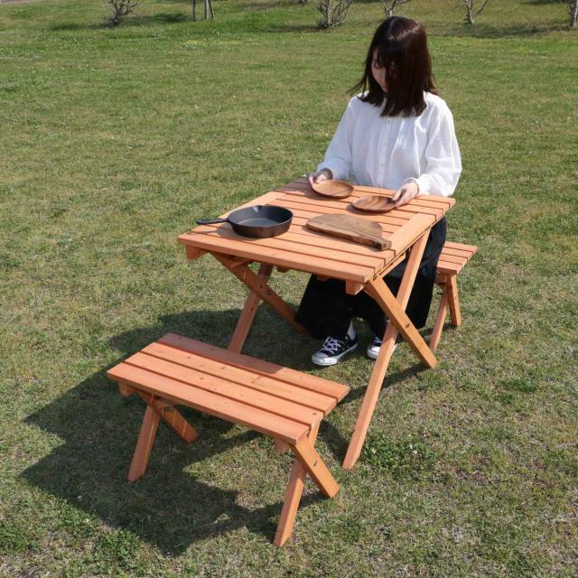 ガーデンテーブル 杉材BBQテーブル&ベンチセット ミニコンロスペース付 木製 ( テーブル ガーデンチェア ガーデン 庭 木 机 ベンチ バーベキュー用 テーブルセット ウッドテーブル ウッドベンチ セット コンロラック )の通販は ガーデンテーブル 杉材BBQテーブル&ベンチセット ミニコンロスペース付 木製 ( テーブル ガーデンチェア ガーデン 庭 木 机 ベンチ バーベキュー用 テーブルセット ウッドテーブル ウッドベンチ セット コンロラック )の通販は