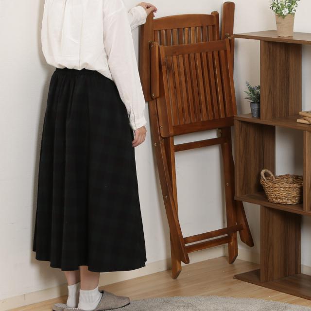 ガーデンチェア フォールディングチェア 肘付き 2脚セット 天然木 （ ガーデン チェア 庭 椅子 木製 折りたたみチェア ひじ掛け 折りたたみ 屋外 屋内 ベランダチェア 2脚 セット バルコニー 背もたれ ガーデンファニチャー ）_6